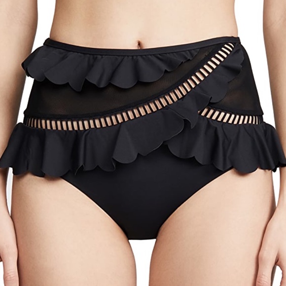 Zimmermann ruffle trim top and bottom swimsuit sz Au 1 - Picture 10 of 15